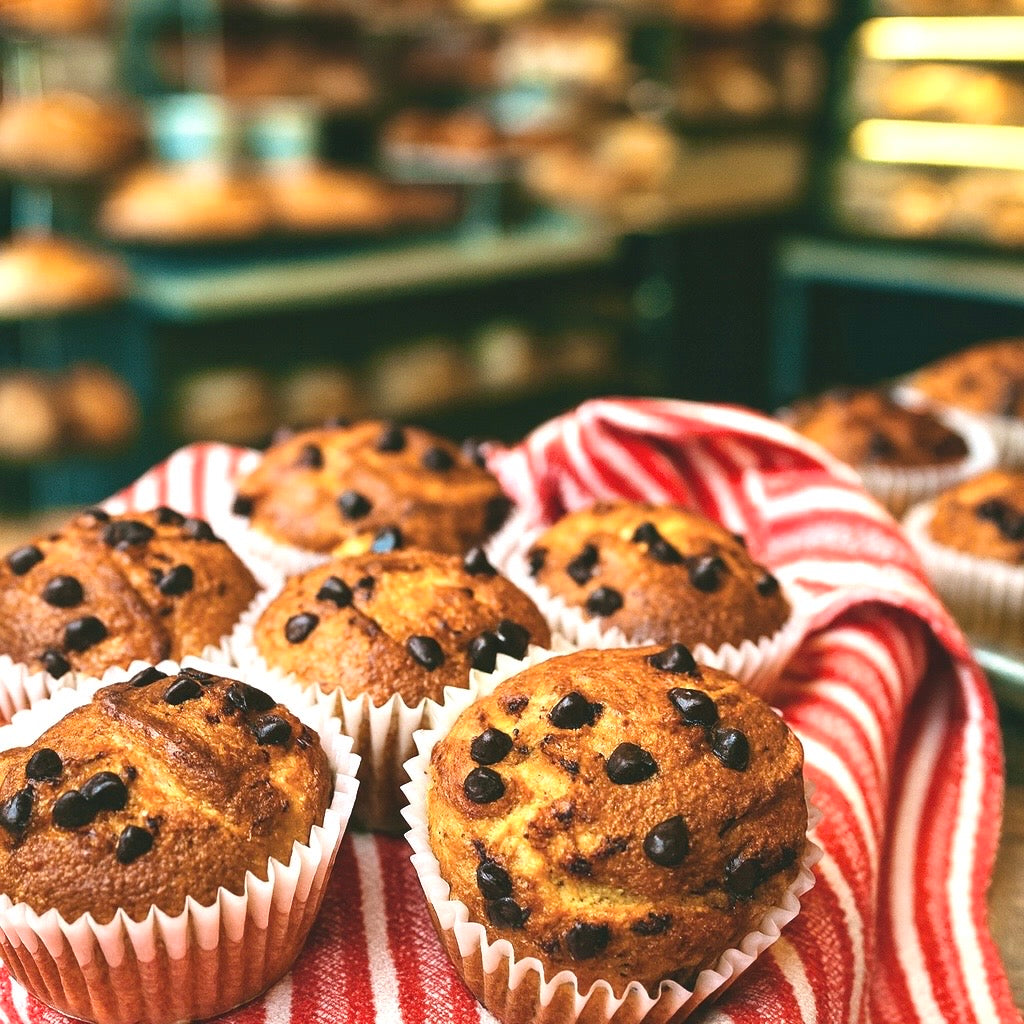 Gluten-Free, Keto / Low-Carb & Sugar-Free Chocolate Chip Muffins